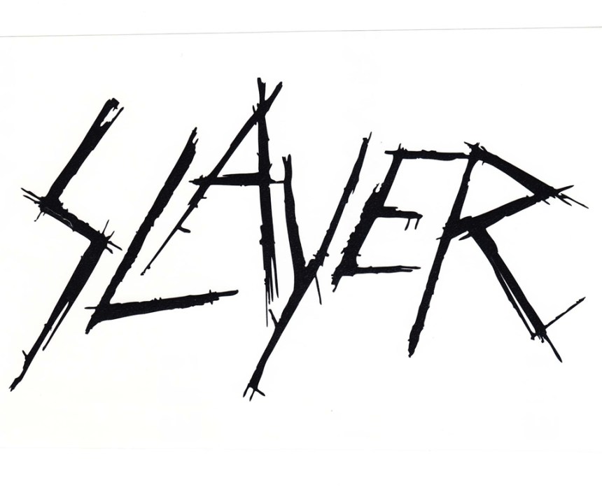 Logo da banda de thrash-metal Slayer.
