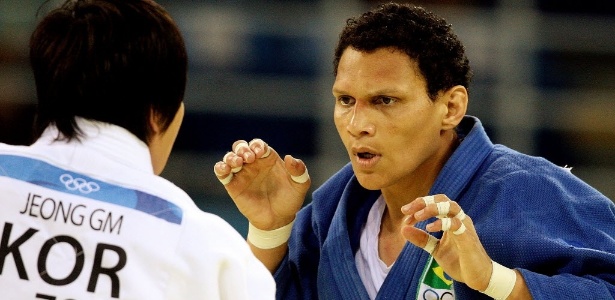 A judoca Edinanci Silva nos Jogos Olímpicos de Pequim, em 2008. Foto: Flavio Florido/UOL/Folha Imagem