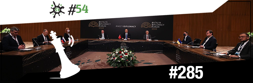 Xadrez Verbal Podcast #285 – Negociações entre Rússia e Ucrânia e Atila&nbsp;#54