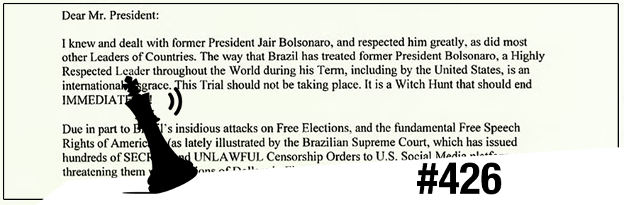 Xadrez Verbal Podcast #426 – Trump truca, Lula&nbsp;retruca